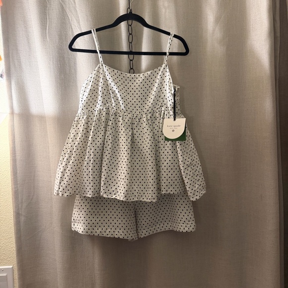 Kate Spade White and Black Polka Dot Shorts - Picture 3 of 3